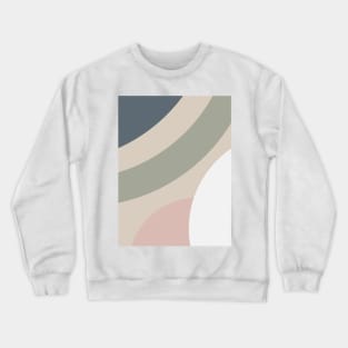 Diseño Abstracto en tonos roas y grises Crewneck Sweatshirt